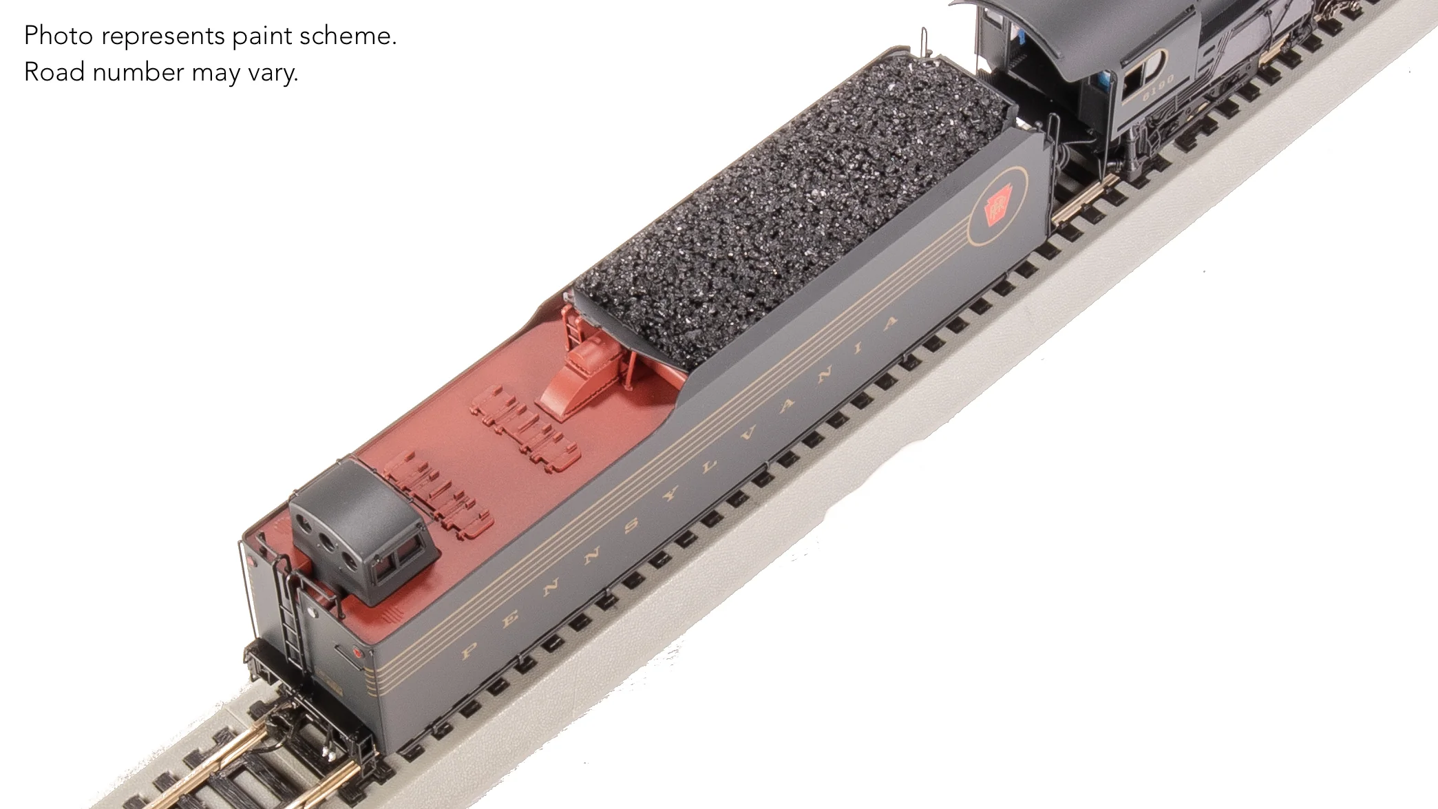 8056 PRR Q2 Duplex, 4-4-6-4, #6190, Prototype Version, DGLE 5-Stripe Fantasy Scheme, No-Sound / DCC-Ready, HO - Image 33