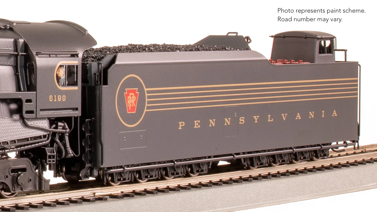8056 PRR Q2 Duplex, 4-4-6-4, #6190, Prototype Version, DGLE 5-Stripe Fantasy Scheme, No-Sound / DCC-Ready, HO - Image 9
