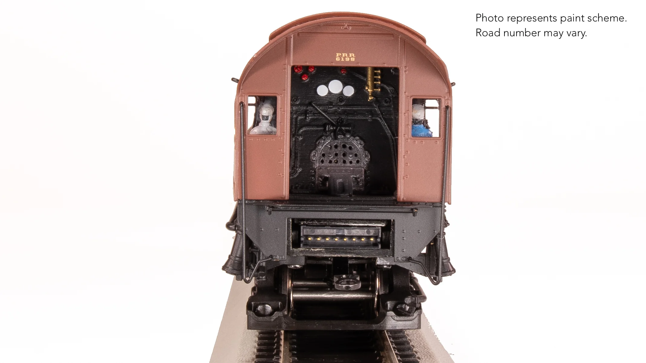 8057 PRR Q2 Duplex 4-4-6-4, #6195, Prototype Version, Tuscan Red 5-Stripe Fantasy Scheme, No-Sound / DCC-Ready, HO - Image 14