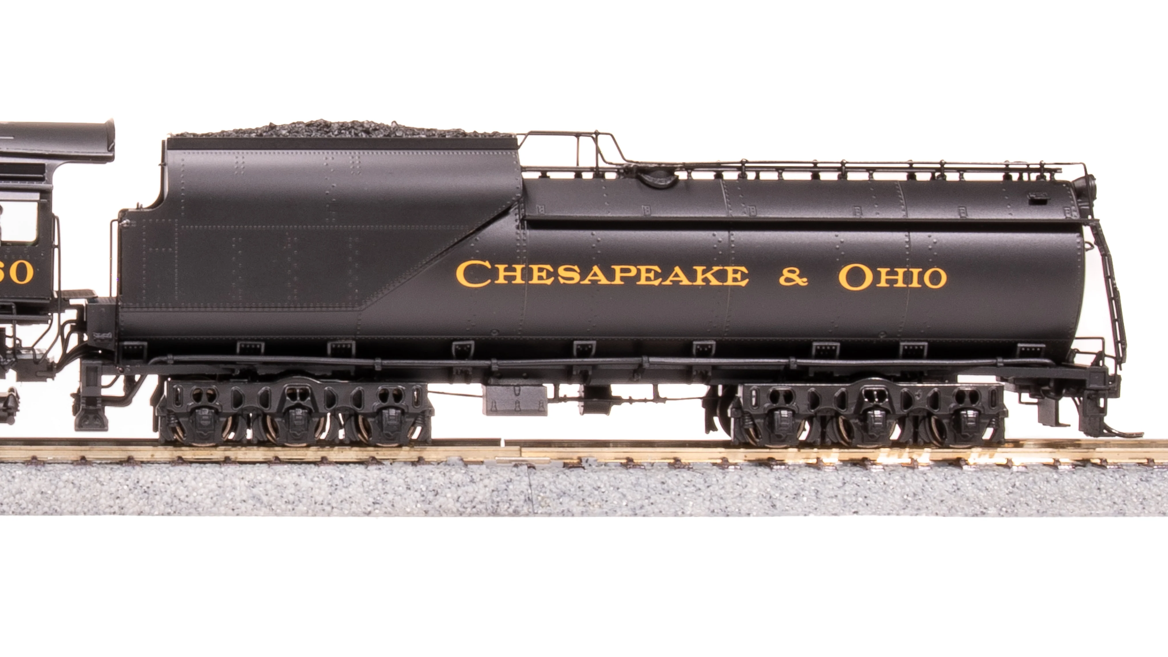 8182 Chesapeake & Ohio K-2 Mikado, #1160, 16-VC Tender, No-Sound / DCC-Ready, HO - Image 11