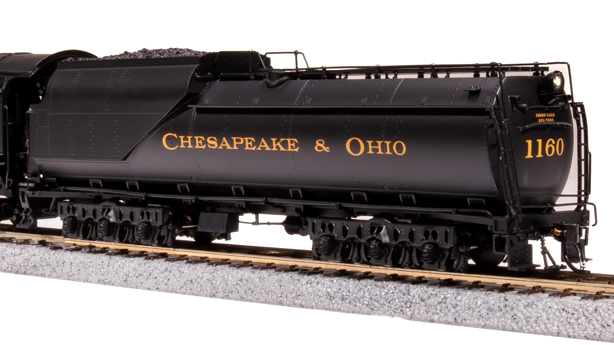 8183 Chesapeake & Ohio K-2 Mikado, #1168, 16-VC Tender, No-Sound / DCC-Ready, HO - Image 11