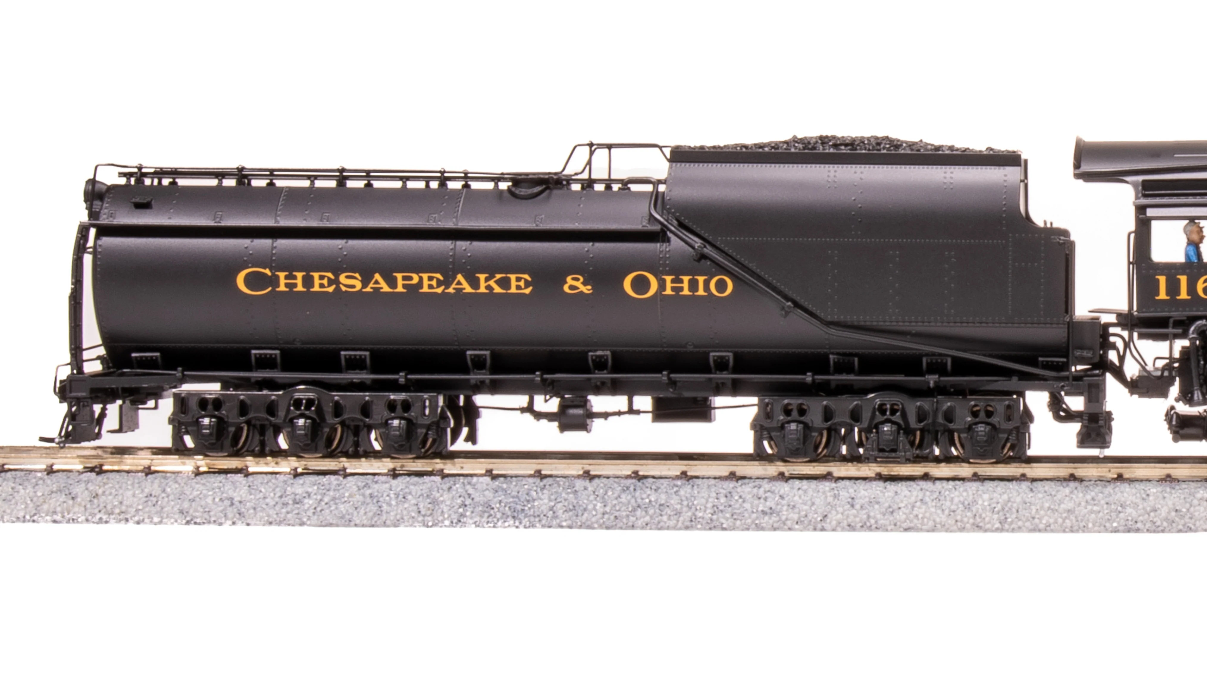 8183 Chesapeake & Ohio K-2 Mikado, #1168, 16-VC Tender, No-Sound / DCC-Ready, HO - Image 20