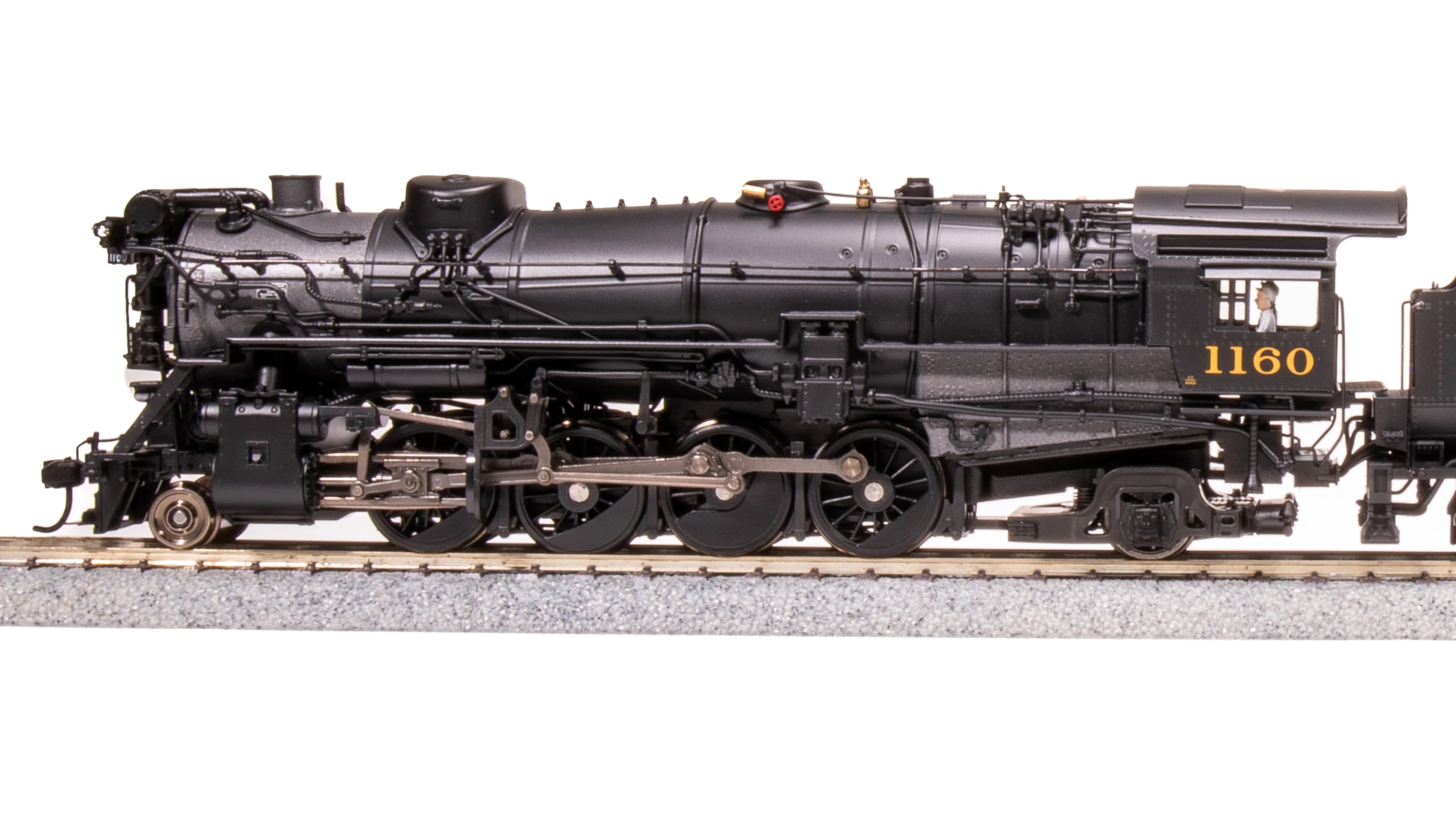 8184 Chesapeake & Ohio K-2 Mikado, #1177, 16-VC Tender, No-Sound / DCC-Ready, HO - Image 12
