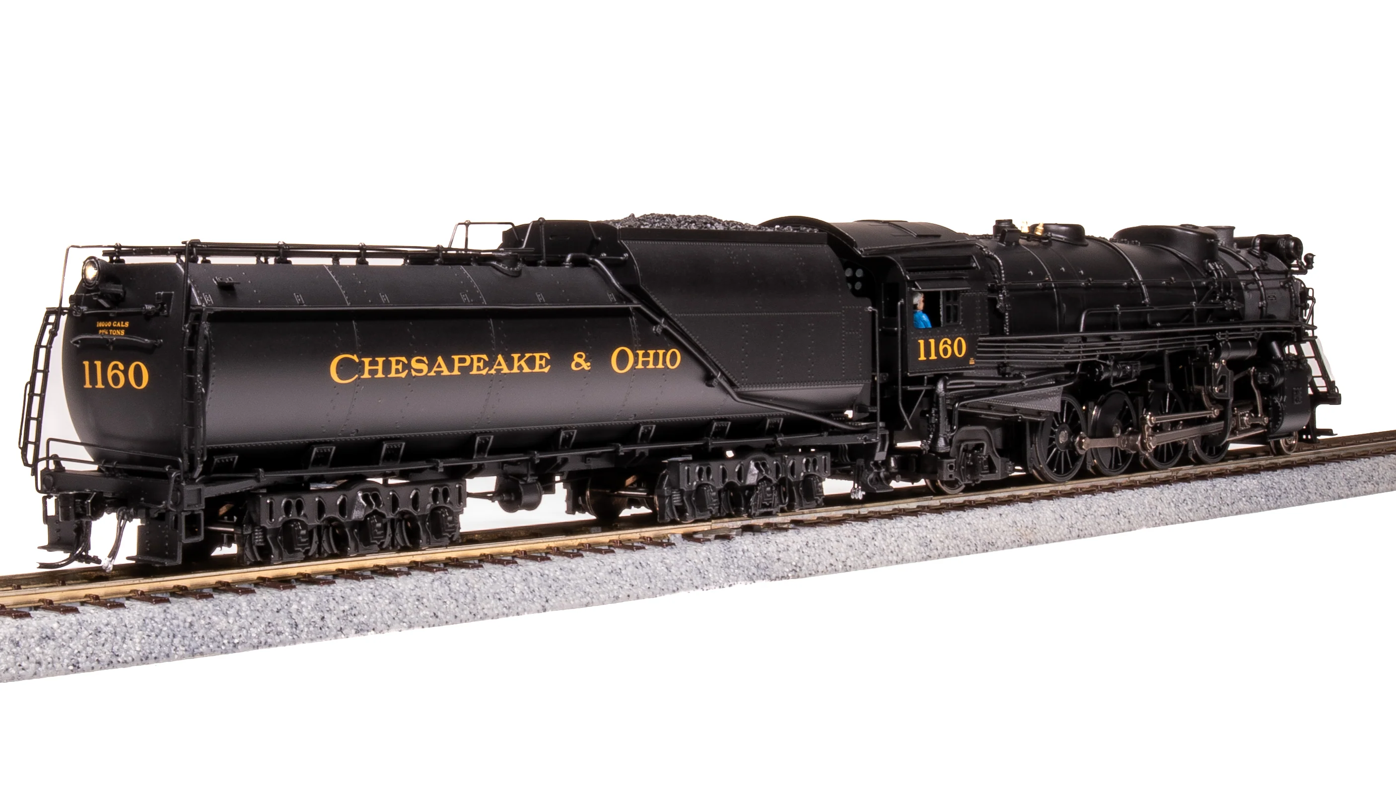 8184 Chesapeake & Ohio K-2 Mikado, #1177, 16-VC Tender, No-Sound / DCC-Ready, HO - Image 19