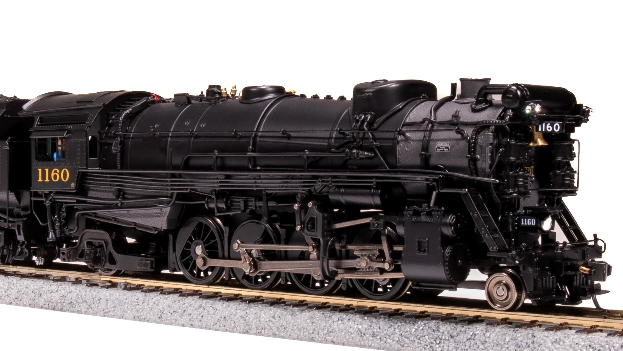 8184 Chesapeake & Ohio K-2 Mikado, #1177, 16-VC Tender, No-Sound / DCC-Ready, HO - Image 5